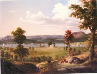 Sommer in New Haven, Blick von East Haven